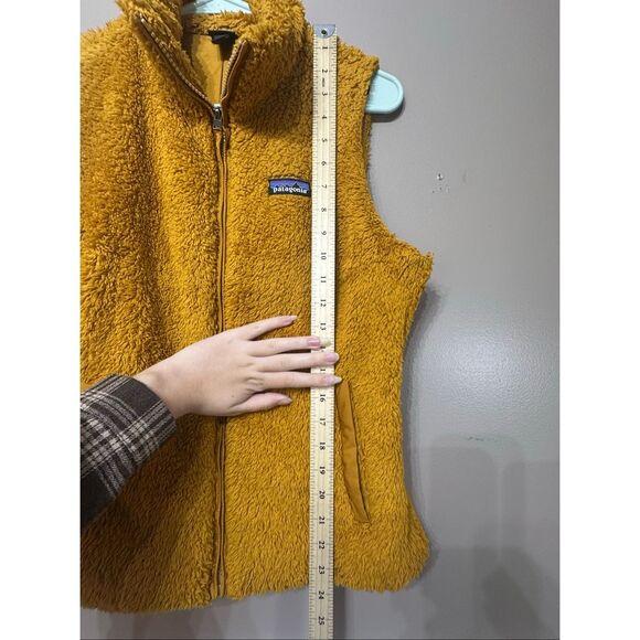 NWOT Patagonia Los Gatos Mustard Yellow Fleece Vest Women's Medium - Picture 10 of 12
